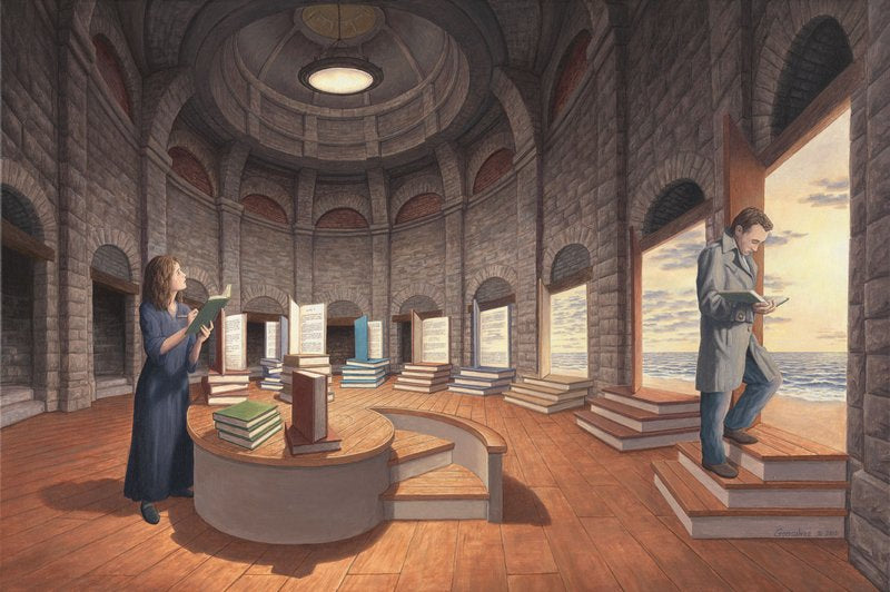 Rob Gonsalves/Space Between the Words/Canvas Print/Art/Home Decor/New/Gift/Reproduction/