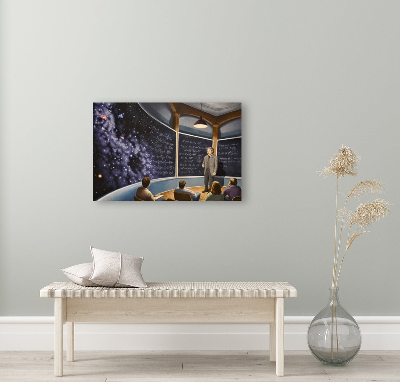 Rob Gonsalves/The Chalkboard Universe/Canvas Print/Art/Home Decor/New/Gift/Reproduction/.