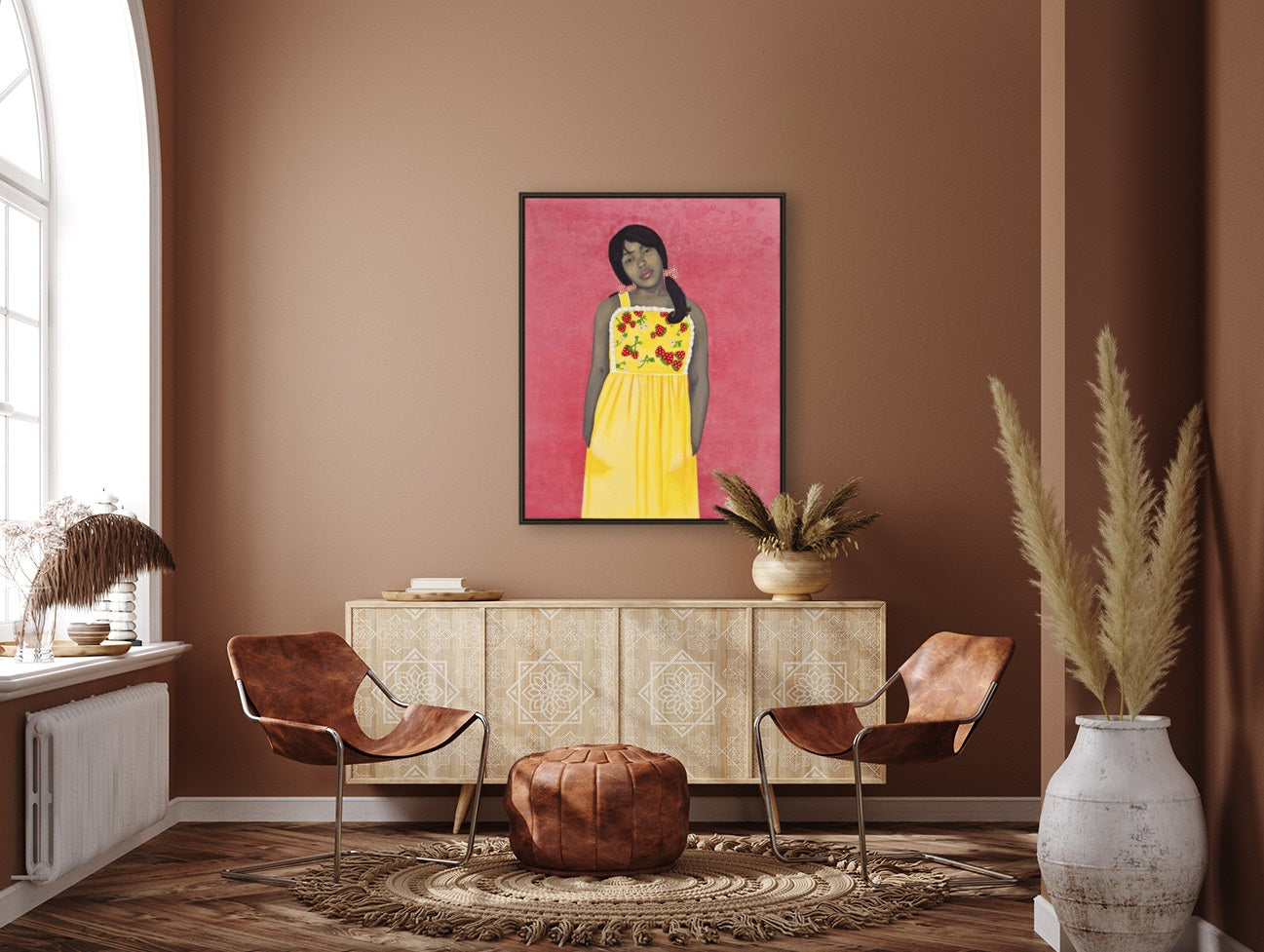Amy Sherald/They Call Me Redbone but I’d Rather Be Strawberry Shortcake/Canvas Print/Art/Home Decor/New/Gift/Reproduction/.