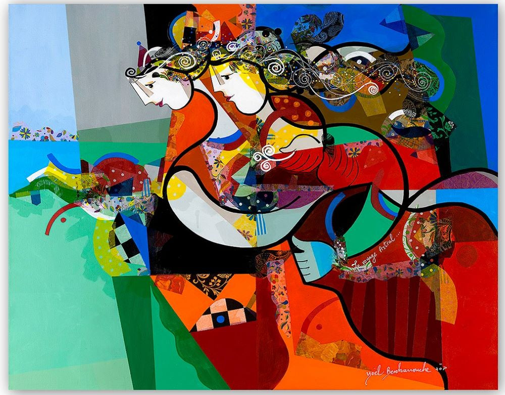 Yoel Benharrouche/Le Voyage Astral/Canvas Print/Art/Home Decor/New/Gift/Reproduction/
