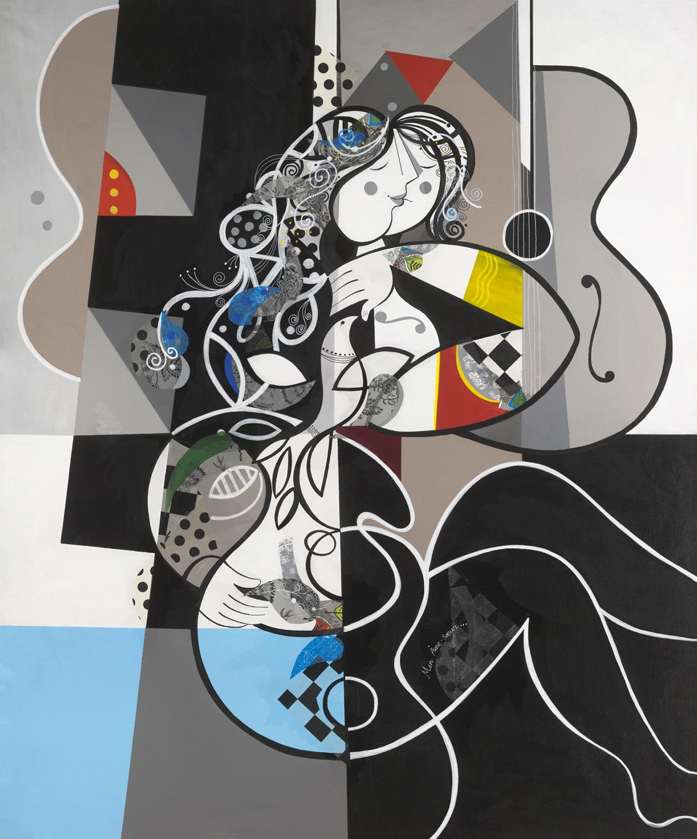 Yoel Benharrouche/Mon Ame Soeur/Canvas Print/Art/Home Decor/New/Gift/Reproduction/