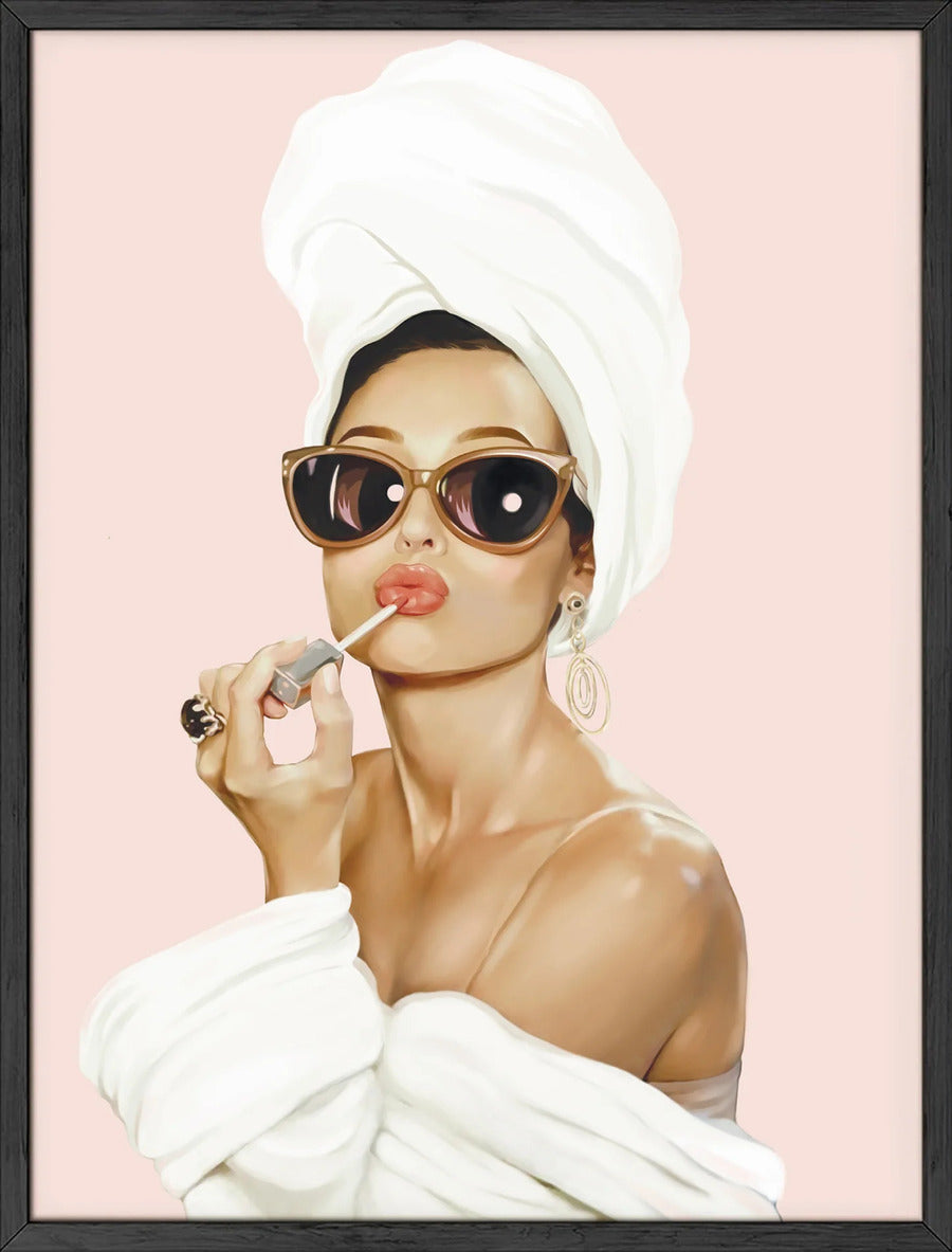 Audrey Hepburn/Fashion Audrey Hepburn Makeup Pretty Lips/Canvas Print/Art/Home Decor/New/Gift/Reproduction/.