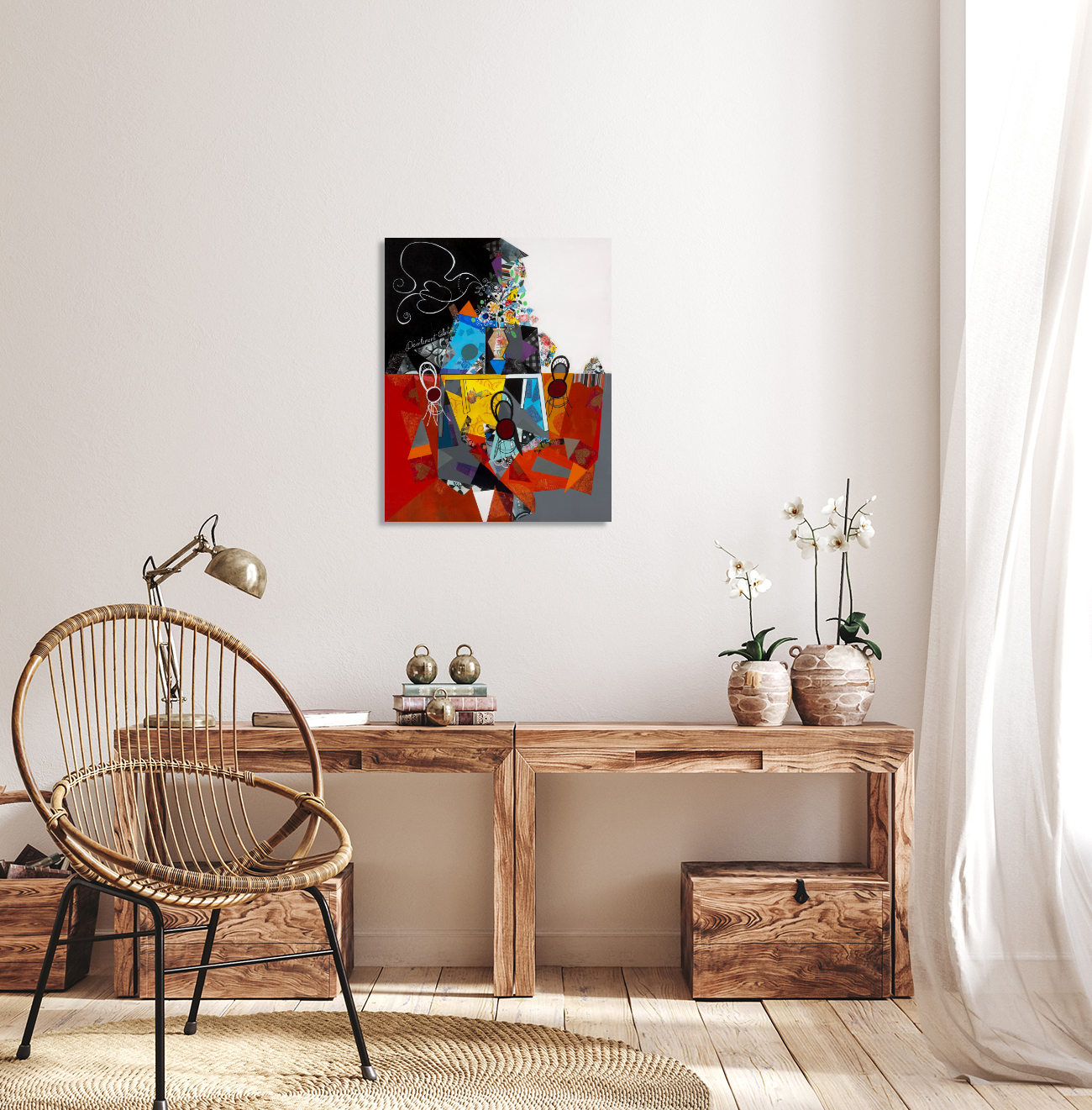 Yoel Benharrouche/DEVOILEMENT CELESTE/Canvas Print/Art/Home Decor/New/Gift/Reproduction/.