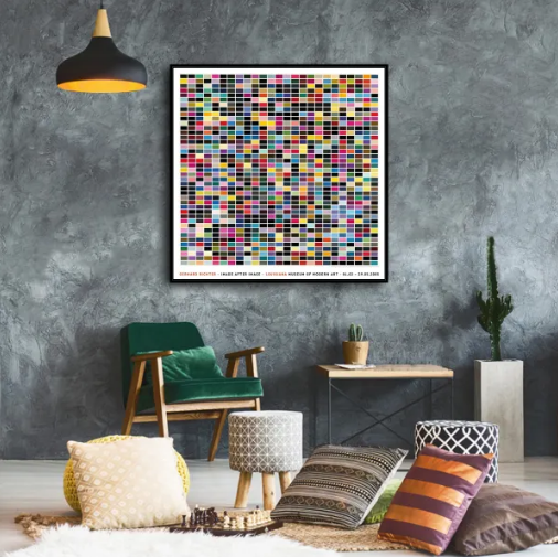 Gerhard Richter /1025 COLOURS 1025 Farben/Canvas Print/Art/Home Decor/New/Gift/Reproduction/