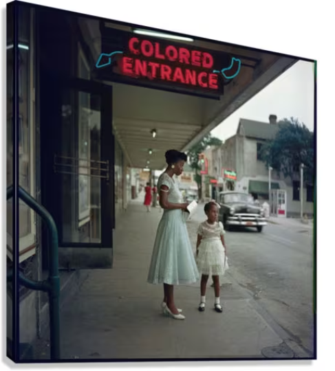 Gordon Parks/Department Store/ Mobile/ Alabama 1956/Black Lives Matter African American/Canvas Print/Art/Home Decor/New/Gift/Reproduction
