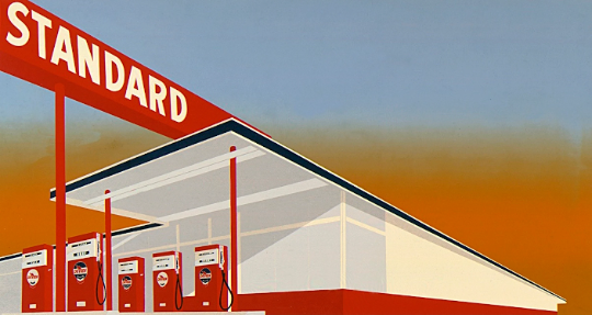 Edward Ruscha /Standard Station/ Canvas Print/Art/Home Decor/New/Gift/Reproduction/.