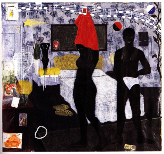 Kerry James Marshall/ Could This Be Love/Canvas Print/Art/Home Decor/New/Gift/Reproduction/.
