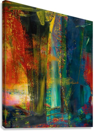Gerhard RICHTER/Abstract Painting 599/Canvas Print/Art/Home Decor/New/Gift/Reproduction/