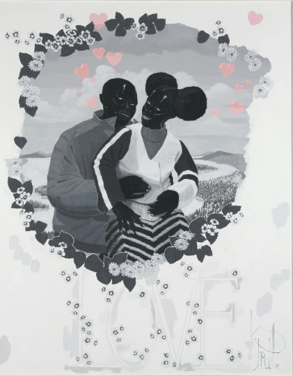 Kerry James Marshall/Vignette #7/Canvas Print/Art/Home Decor/New/Gift/Reproduction/.