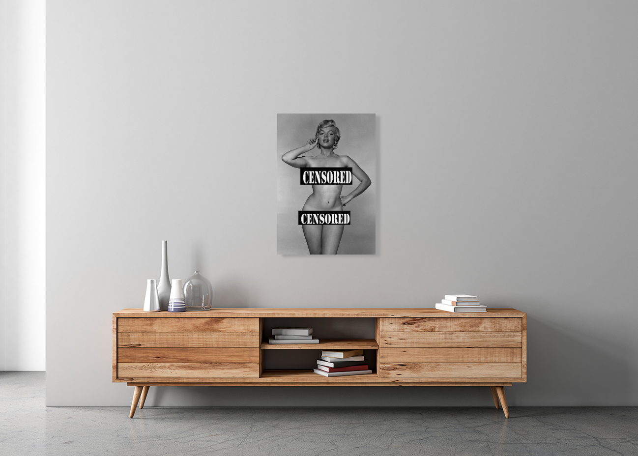 Marilyn Monroe/Nude/ Canvas Print/Art/Home Decor/New/Gift/Reproduction/.