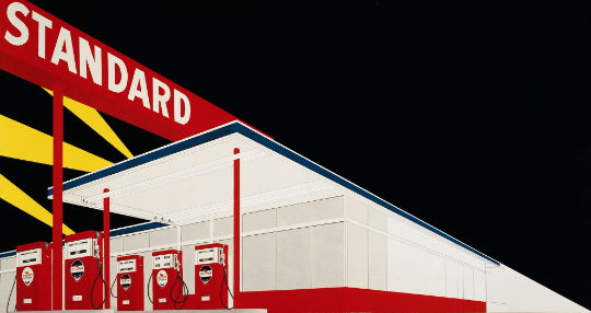 Ed Ruscha /Standard Station Amarillo Texas/Canvas Print/Art/Home Decor/New/Gift/Reproduction/.