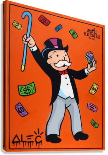 Alec Monopoly/Canvas Print/Art/Home Decor/New/Gift/Reproduction/.