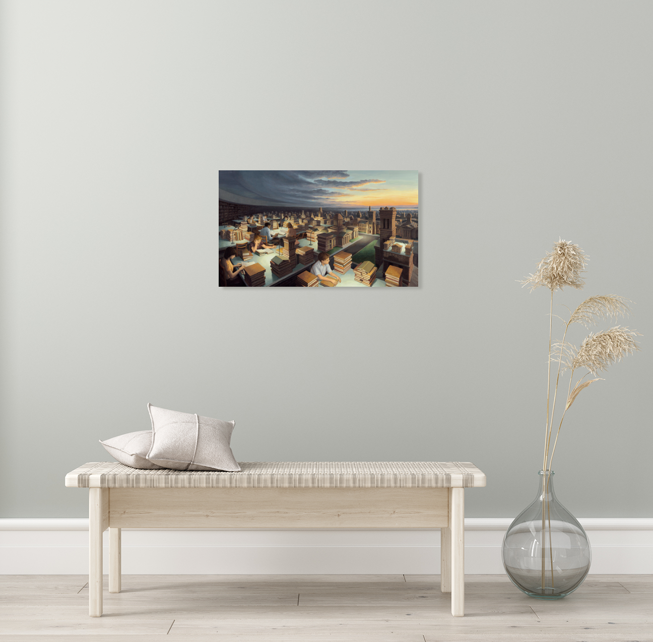 Rob Gonsalves/Towers of Knowledge/Canvas Print/Art/Home Decor/New/Gift/Reproduction/