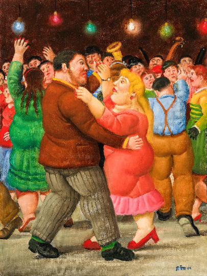 Fernando Botero/Dance/Canvas Print/Art/Home Decor/New/Gift/Reproduction/.
