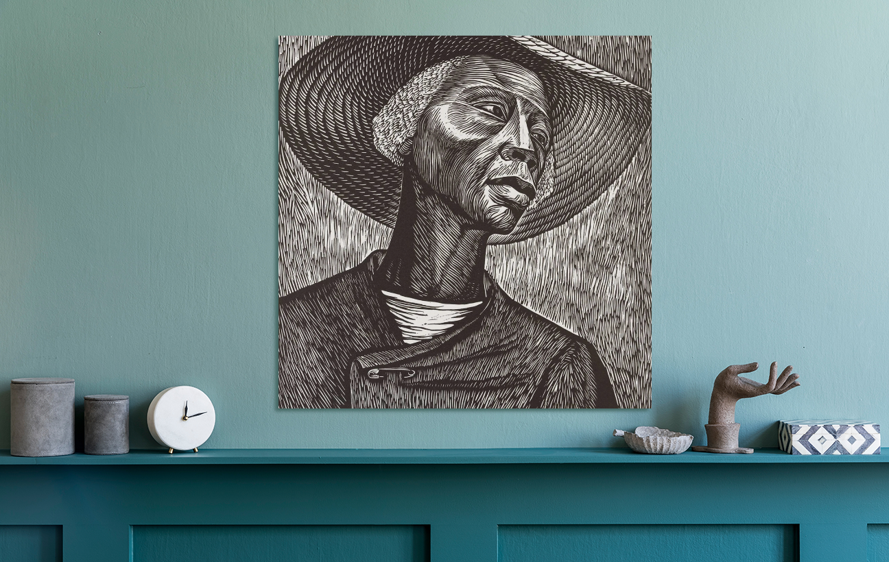 Elizabeth Catlett/Sharecropper/Canvas Print/Art/Home Decor/New/Gift/Reproduction/.