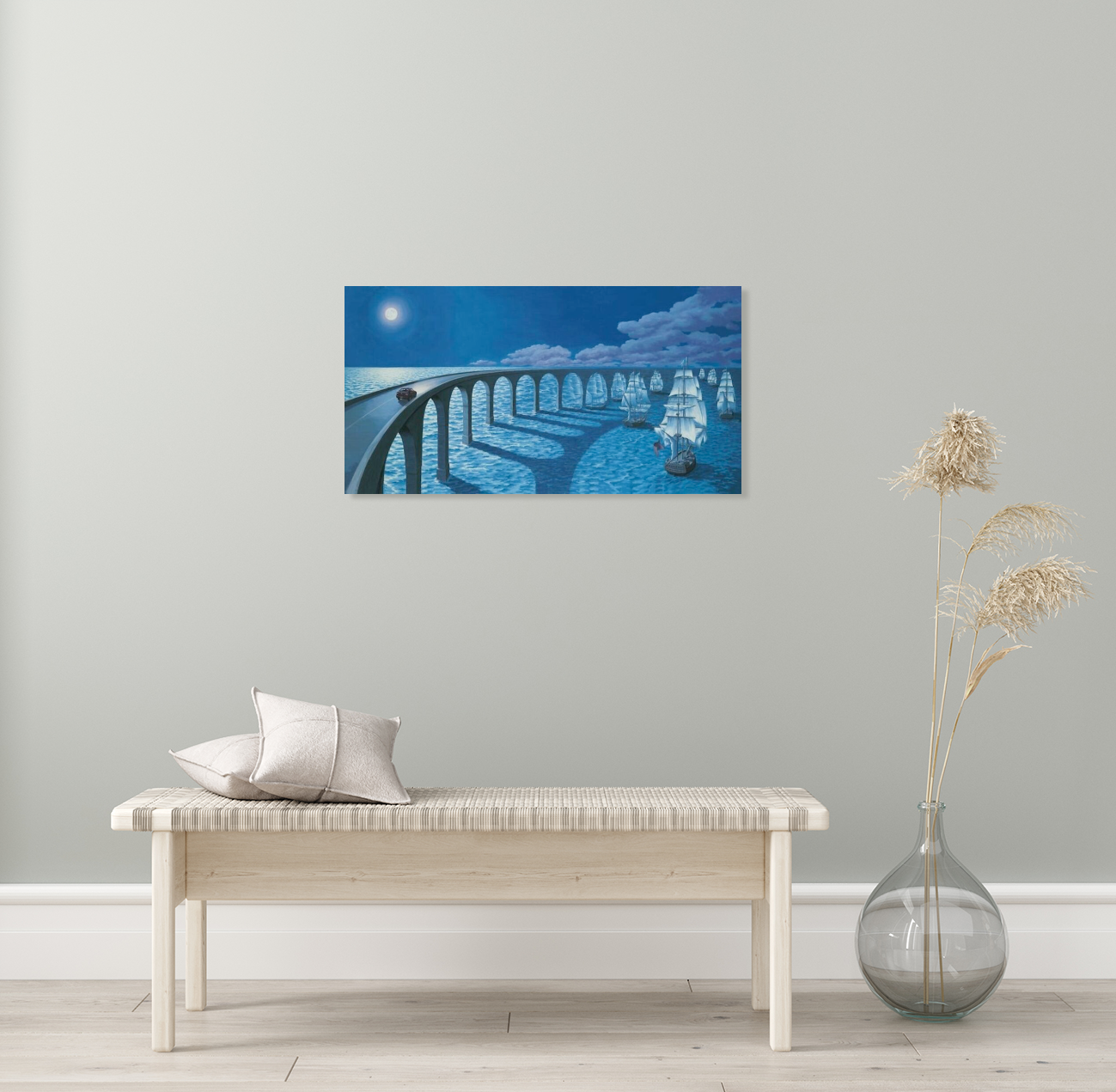 Rob Gonsalves/Toward The Horizon/Canvas Print/Art/Home Decor/New/Gift/Reproduction/