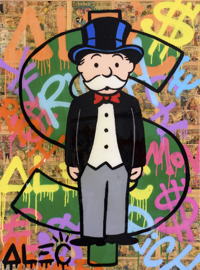 Alec Monopoly/Canvas Print/Art/Home Decor/New/Gift/Reproduction/.