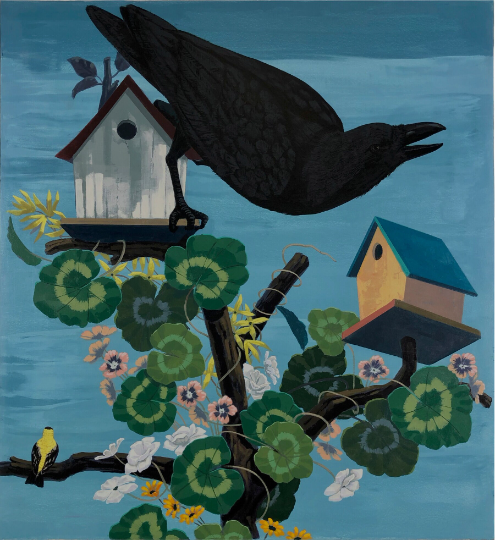 Kerry James Marshall/ Black Birds Take Flight In A New Series/Canvas Print/Art/Home Decor/New/Gift/Reproduction/.