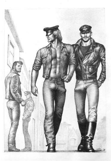Tom of Finland/Canvas Print/Gay Art/Queer/LGBTQ/Home Decor/New/Art/Reproduction/.