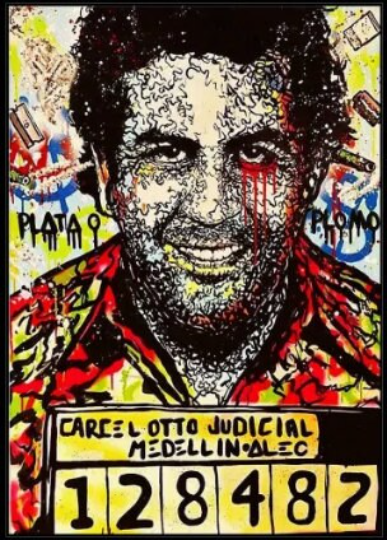 Alec Monopoly/Pablo Escobar/Canvas Print/Art/Home Decor/New/Gift/Reproduction/.