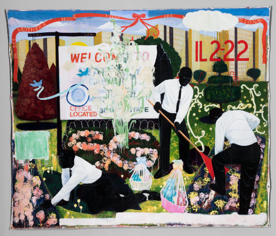 Kerry James Marshall/ Many Mansions/Canvas Print/Art/Home Decor/New/Gift/Reproduction/.
