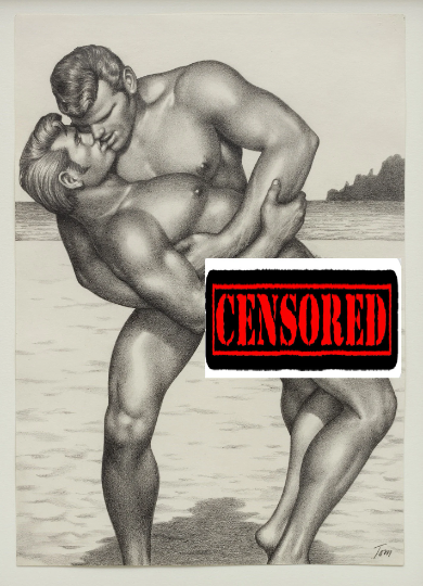 Tom of Finland/Canvas Print/Gay Art/Queer/LGBTQ/Home Decor/New/Art/Reproduction/.