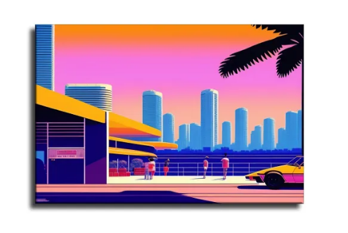 Hiroshi Nagai/Canvas Print/Art/Home Decor/New/Gift/Reproduction/9.