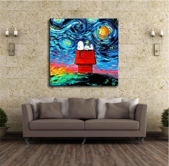 Charles M. Schulz/Canvas Print/Art/Home Decor/New/Gift/Reproduction/.