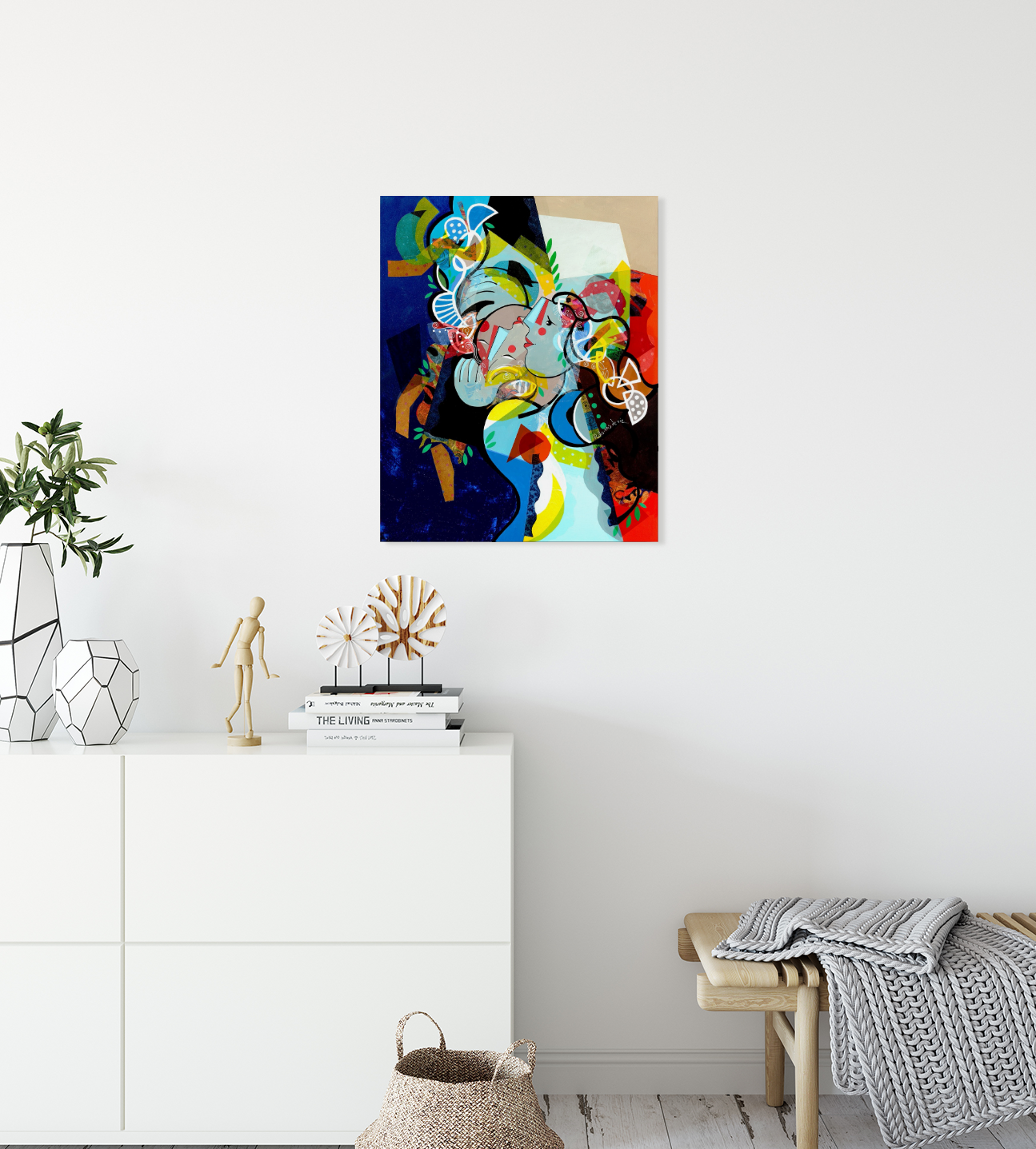 Yoel Benharrouche/PULSION DE VIE/Canvas Print/Art/Home Decor/New/Gift/Reproduction/.