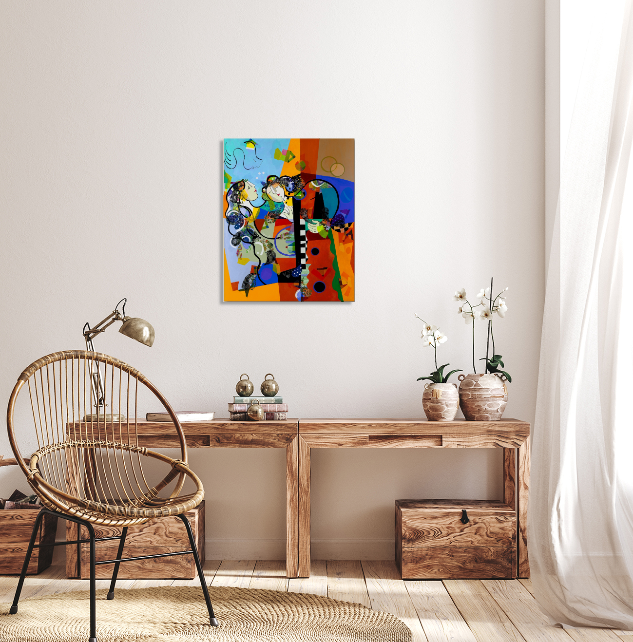 Yoel Benharrouche La Presence Divine /Canvas Print/Art/Home Decor/New/Gift/Reproduction/
