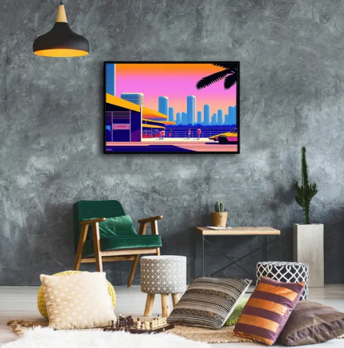 Hiroshi Nagai/Canvas Print/Art/Home Decor/New/Gift/Reproduction/9.