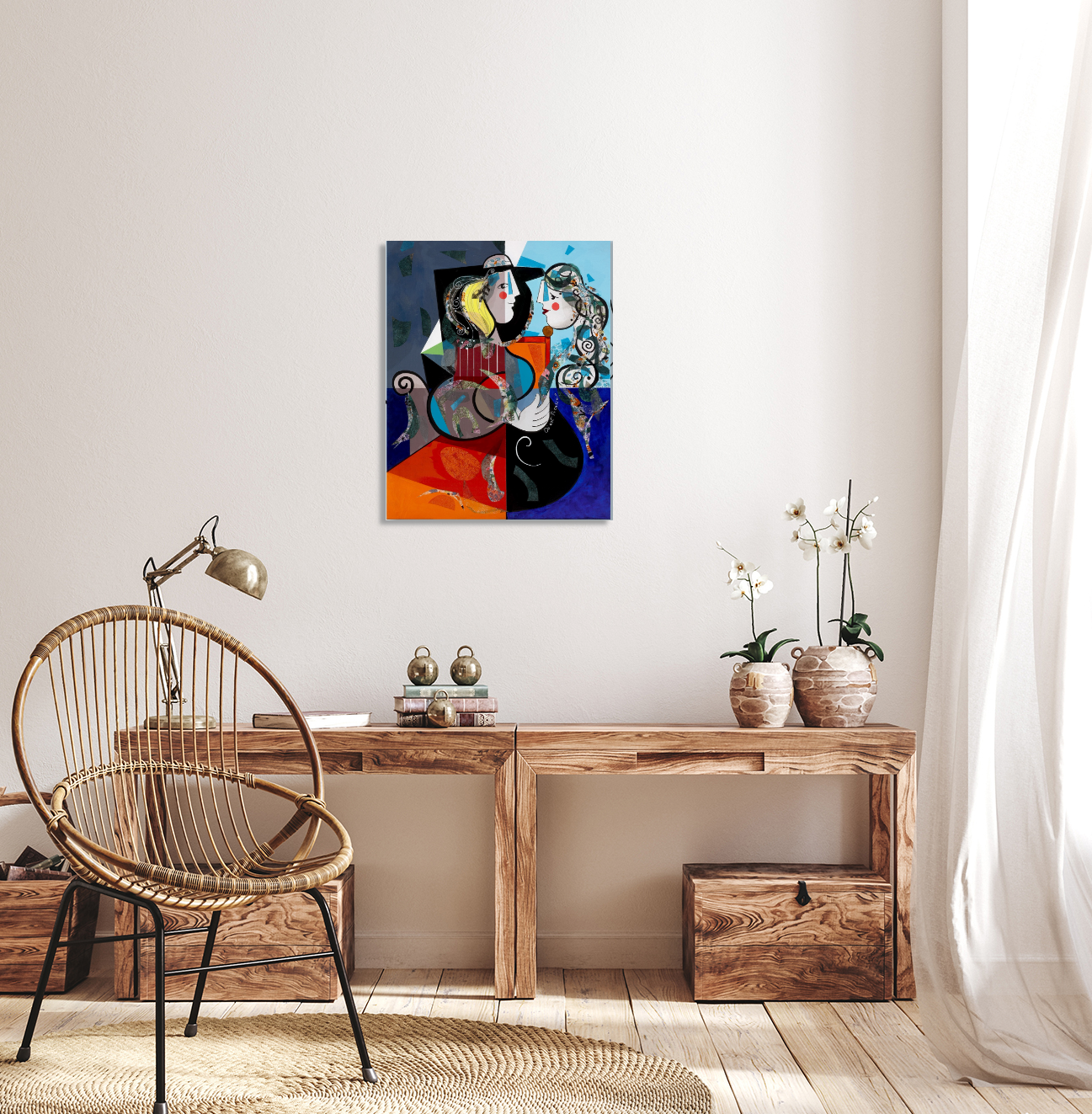Yoel Benharrouche/Ou Est Picasso Canvas/Canvas Print/Art/Home Decor/New/Gift/Reproduction/