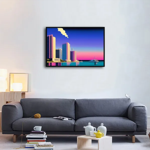 Hiroshi Nagai /Miami/ Canvas Print/Art/Home Decor/New/Gift/Reproduction/.