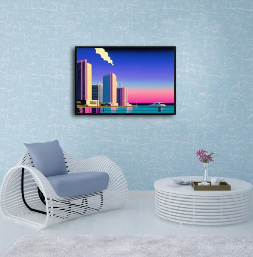 Hiroshi Nagai /Miami/ Canvas Print/Art/Home Decor/New/Gift/Reproduction/.