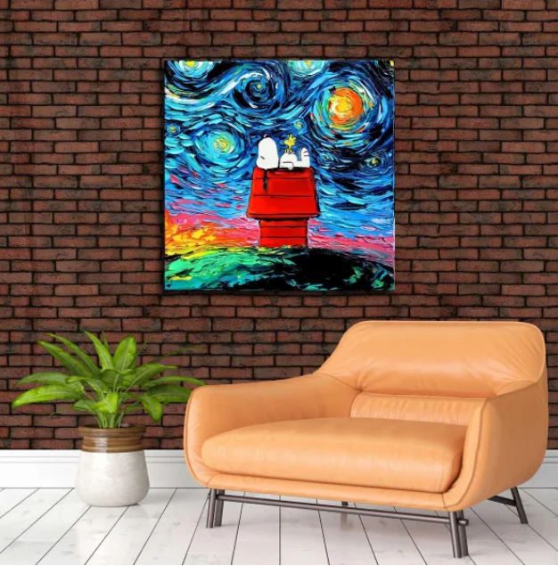 Charles M. Schulz/Canvas Print/Art/Home Decor/New/Gift/Reproduction/.