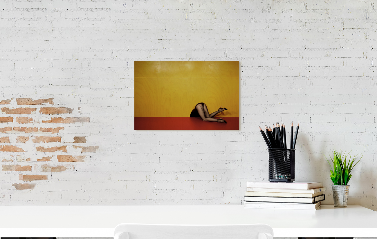Guy Bourdin Yellow wall Canvas Print/Art/Home Decor/New/Gift/Reproduction/.