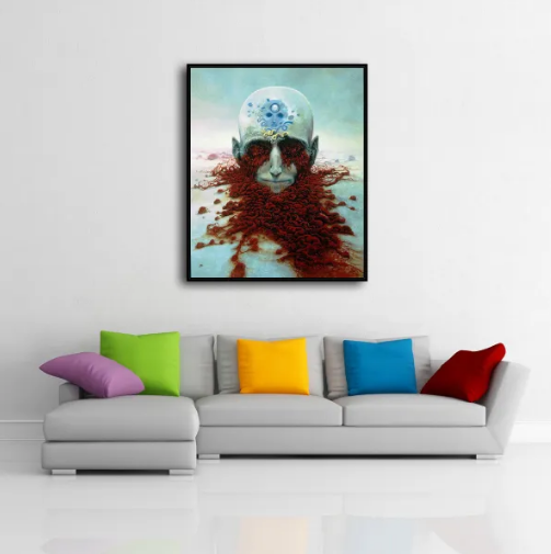 Zdzislaw Beksinski/Canvas Print/Art/Home Decor/New/Gift/Reproduction/.