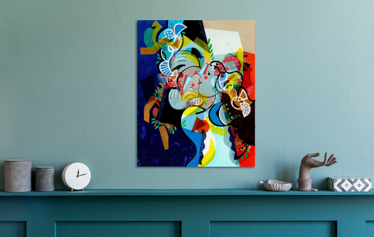 Yoel Benharrouche/PULSION DE VIE/Canvas Print/Art/Home Decor/New/Gift/Reproduction/.