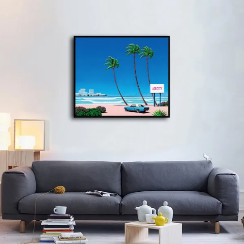 Hiroshi Nagai/ Canvas Print/Art/Home Decor/New/Gift/Reproduction/6.