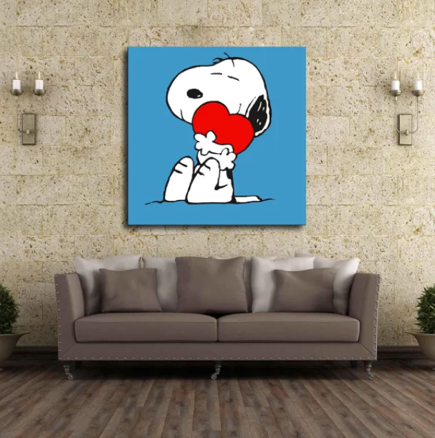 Charles M. Schulz/Canvas Print/Art/Home Decor/New/Gift/Reproduction/.