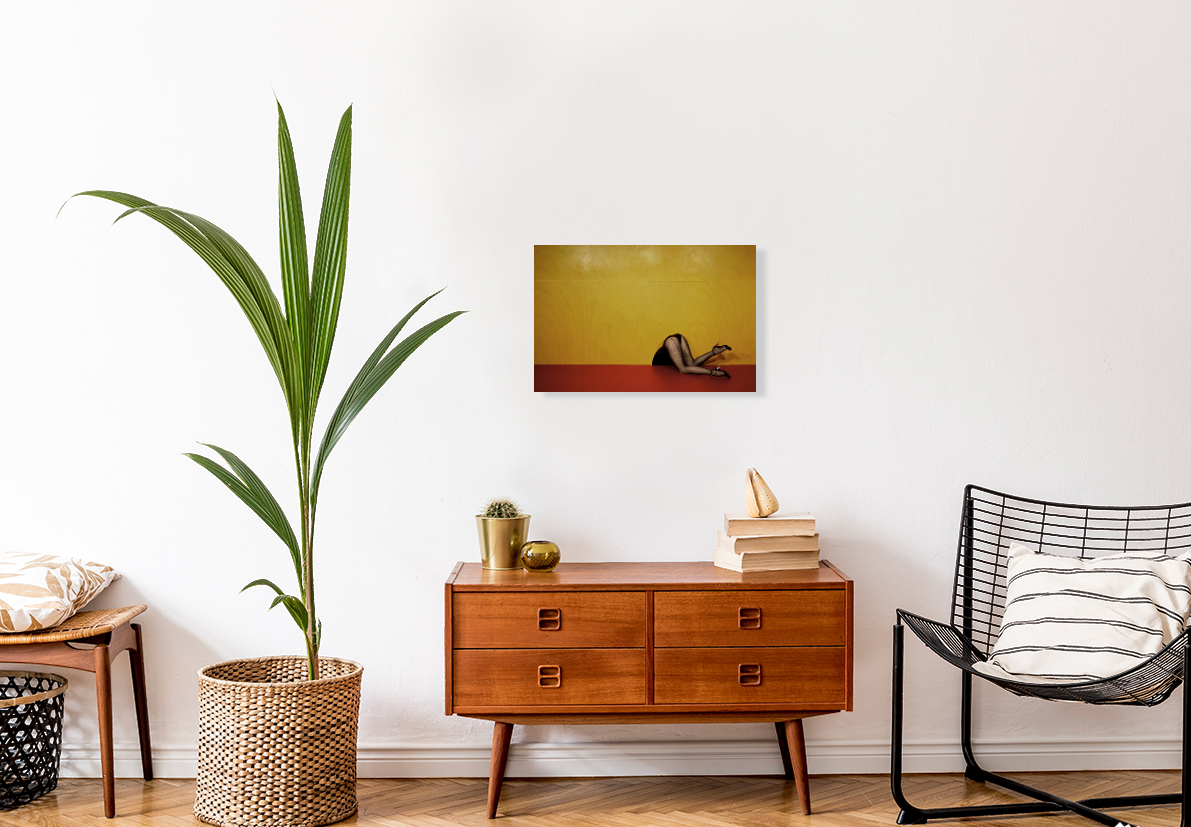Guy Bourdin Yellow wall Canvas Print/Art/Home Decor/New/Gift/Reproduction/.