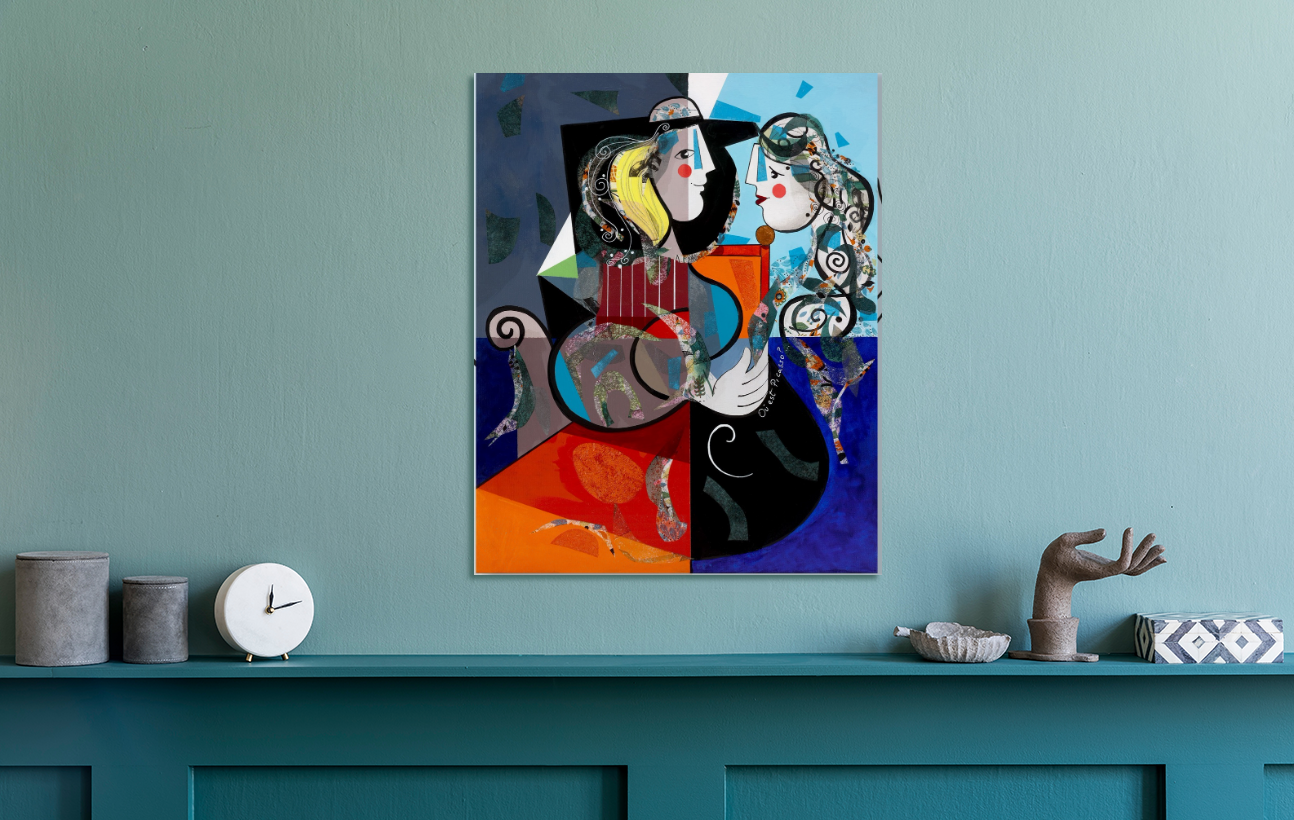 Yoel Benharrouche/Ou Est Picasso Canvas/Canvas Print/Art/Home Decor/New/Gift/Reproduction/