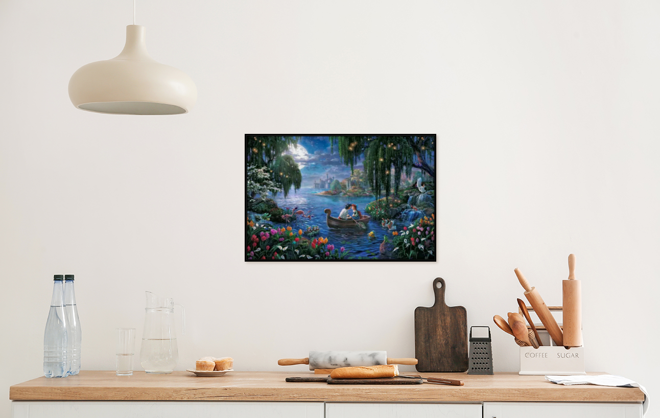 Thomas Kinkade/The little mermaid/Canvas Print/Art/Home Decor/New/Gift/Reproduction/.