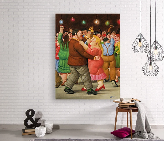 Fernando Botero/Dance/Canvas Print/Art/Home Decor/New/Gift/Reproduction/.