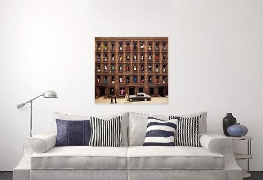 Ormond Gigli/Girls in the Windows/Canvas Print/Art/Home Decor/New/Gift/Reproduction/.