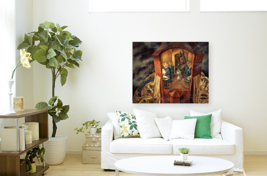 Remedios Varo /Embroidering the Earth's Mantle/Canvas Print/Art/Home Decor/New/Gift/Reproduction/.