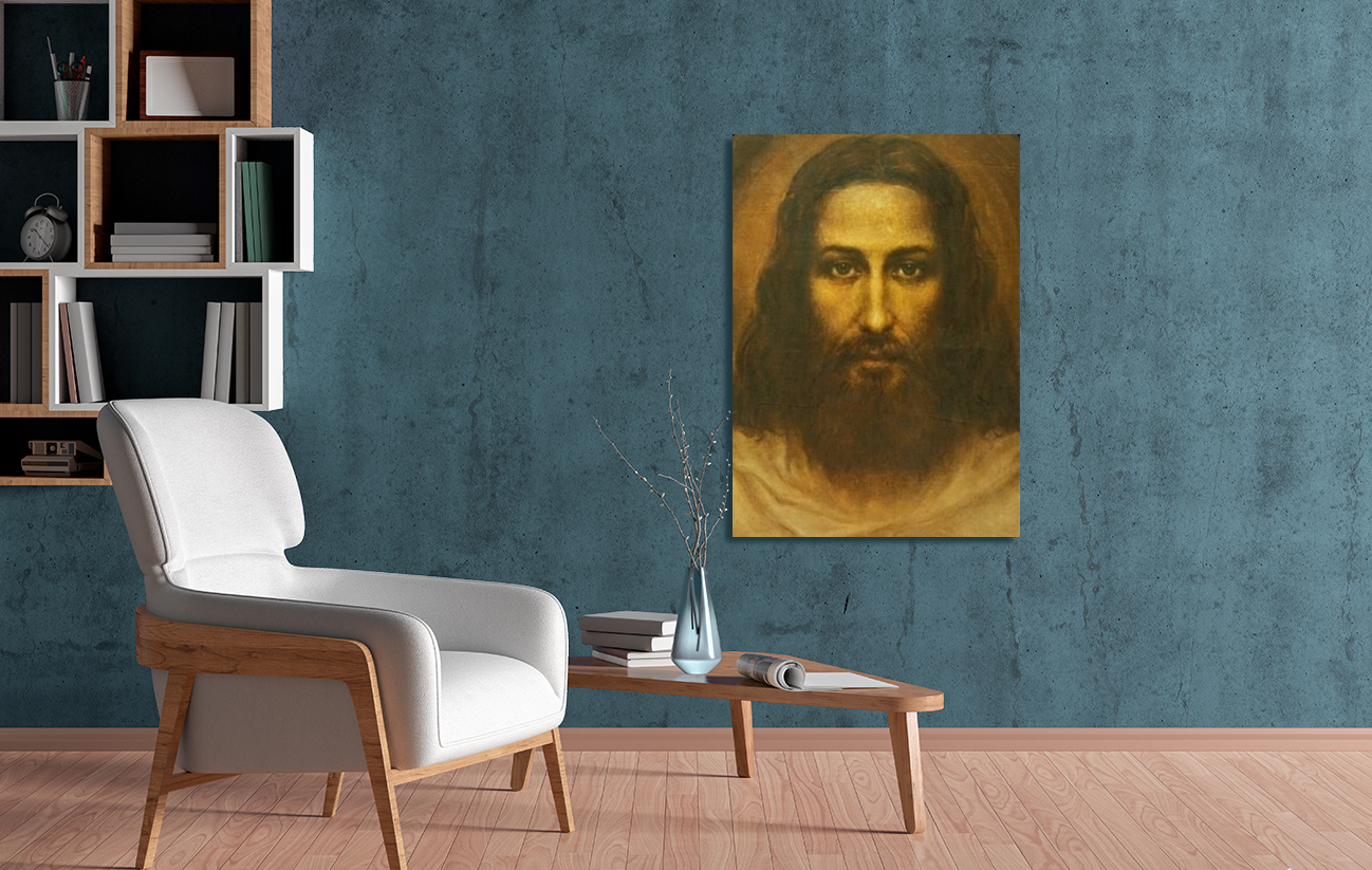Real Face of Jesus Christ/Canvas Print/Art/Home Decor/New/Gift/Reproduction/.