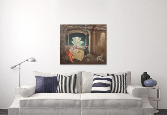 Leonora Carrington /And Then We Saw the Daughter of the Minotaur /Canvas Print/Art/Home Decor/New/Gift/Reproduction/.