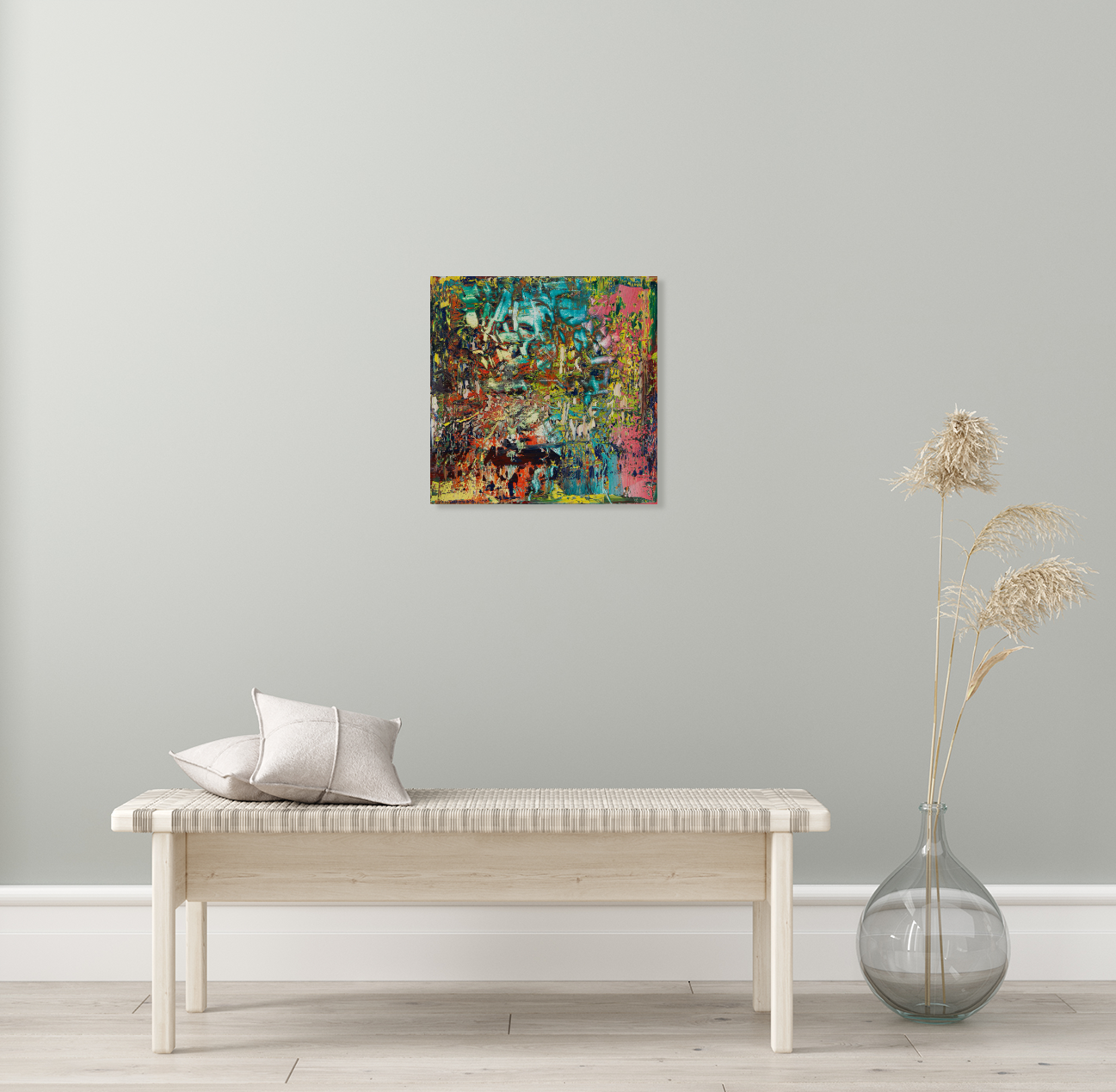Gerhard RICHTER / ABSTRAKTES BILD/Canvas Print/Art/Home Decor/New/Gift/Reproduction/