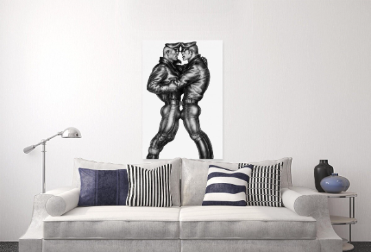 Tom of Finland/Canvas Print/Gay Art/Queer/LGBTQ/Home Decor/New/Art/Reproduction/.